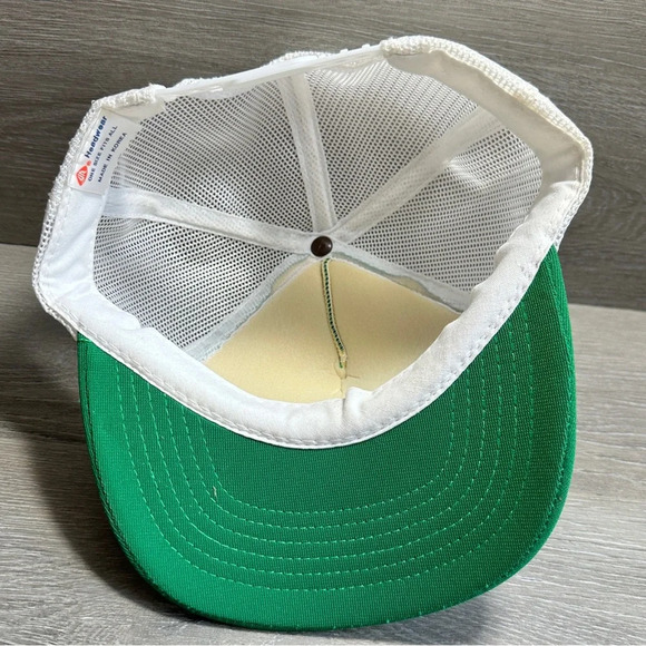 VTG Trucker Hat With Used Car Lot & Camel Advertisement NOS Mesh Foam Snapback - Picture 4 of 5